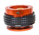 NRG Quick Release Kit - Pyramid Edition - Orange Body / Black Pyramid Ring thumbnail 1