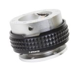 NRG Quick Release Kit - Pyramid Edition - Silver Body / Black Pyramid Ring thumbnail 1