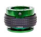 NRG Quick Release Kit - Pyramid Edition - Green Body / Black Pyramid Ring thumbnail 1