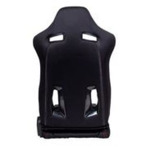 NRG Sport Seats (Pair) Cloth w/NRG Logo & NRG Arrow Cushion Imprint - Black w/Red Stitch thumbnail 6