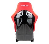 NRG FRP Bucket Seat (Red Cloth) - Large thumbnail 2