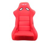 NRG FRP Bucket Seat (Red Cloth) - Large thumbnail 8