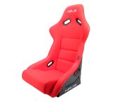 NRG FRP Bucket Seat (Red Cloth) - Large thumbnail 9