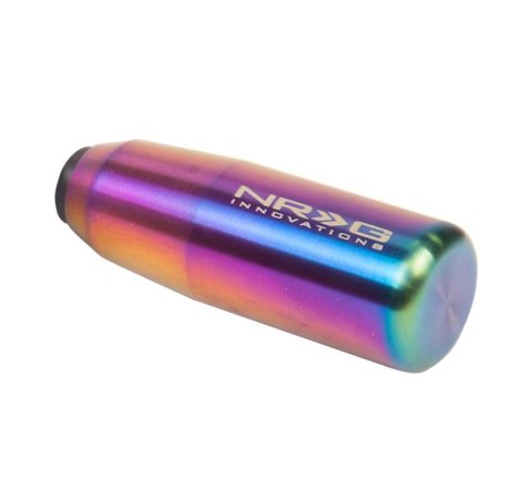 NRG Universal Short Shifter Knob - 3.5in. Length / Heavy Weight .85Lbs. - Multi Color/Neochrome thumbnail 1