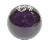 NRG Universal Ball Style Shift Knob - Heavy Weight 480G / 1.1Lbs. - Green/Purple (6 Speed) thumbnail 2