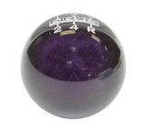 NRG Universal Ball Style Shift Knob - Heavy Weight 480G / 1.1Lbs. - Green/Purple (5 Speed) thumbnail 1