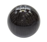 NRG Ball Style Shift Knob - Heavy Weight 480G / 1.1Lbs. - Black Carbon Fiber (6 Speed) thumbnail 1