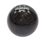 NRG Ball Style Shift Knob - Heavy Weight 480G / 1.1Lbs. - Black Carbon Fiber (6 Speed) thumbnail 2