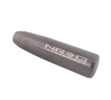 NRG Universal Short Shifter Knob - 5in. Length / Heavy Weight 1.27Lbs. - Black Chrome thumbnail 1