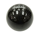 NRG Universal Ball Style Shift Knob (No Logo) - Heavy Weight - Black Carbon Fiber thumbnail 1