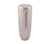 NRG Universal Short Shifter Knob - 3.5in. Length / Heavy Weight .85Lbs. - Silver thumbnail 2