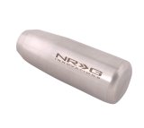 NRG Universal Short Shifter Knob - 3.5in. Length / Heavy Weight .85Lbs. - Silver thumbnail 5