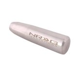 NRG Universal Short Shifter Knob - 5in. Length / Heavy Weight 1.27Lbs. - Silver thumbnail 1