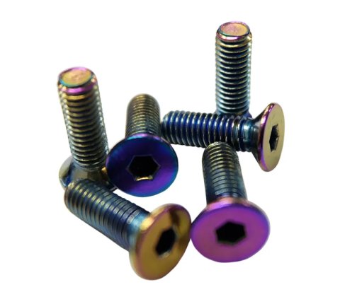 NRG Steering Wheel Screw Upgrade Kit (Conical) - Neochrome thumbnail 5