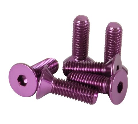 NRG Steering Wheel Screw Upgrade Kit (Conical) - Purple thumbnail 4