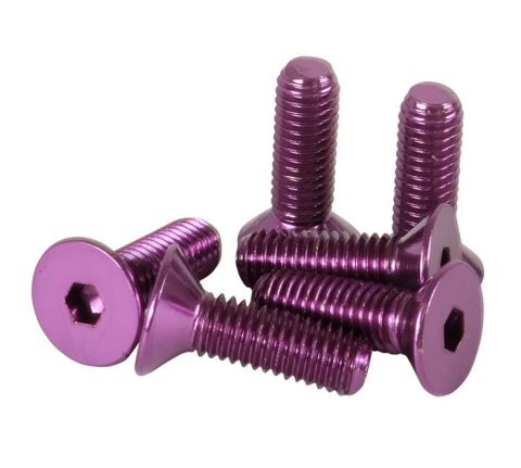 NRG Steering Wheel Screw Upgrade Kit (Conical) - Purple thumbnail 5