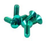 NRG Steering Wheel Screw Upgrade Kit (Conical) - Green thumbnail 3