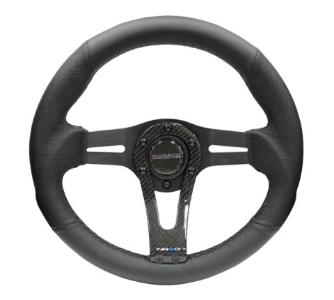 NRG Reinforced Steering Wheel (320mm) w/Carbon Center Spoke thumbnail 5