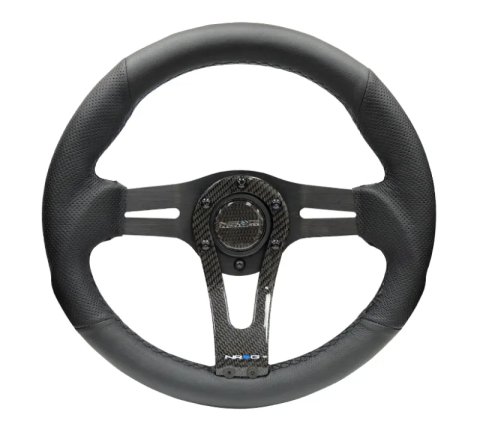 NRG Reinforced Steering Wheel (320mm) w/Carbon Center Spoke thumbnail 7