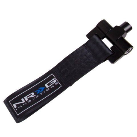 NRG Bolt-In Tow Strap Black - BMW E90 E92 3 Series / R53 Mini 01-06 (5000lb. Limit) thumbnail 3