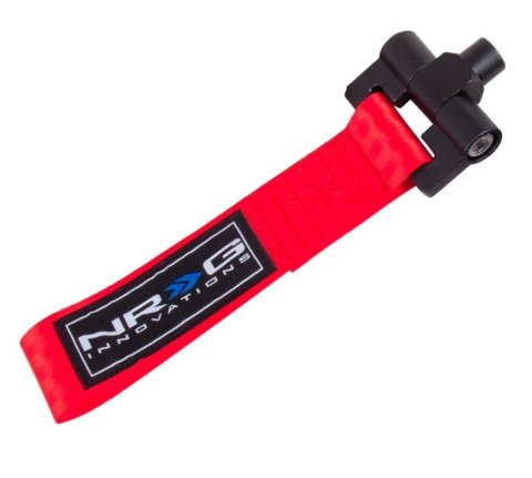 NRG Bolt-In Tow Strap Red - Mazda 3 / Mazdaspeed 3 04-07 (5000lb. Limit) thumbnail 4