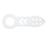 NRG Universal Front Tow Hook - White Powder Coat thumbnail 4