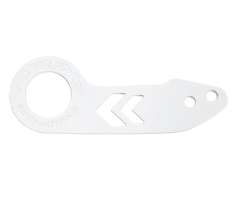 NRG Universal Rear Tow Hook - White Powder Coat thumbnail 1