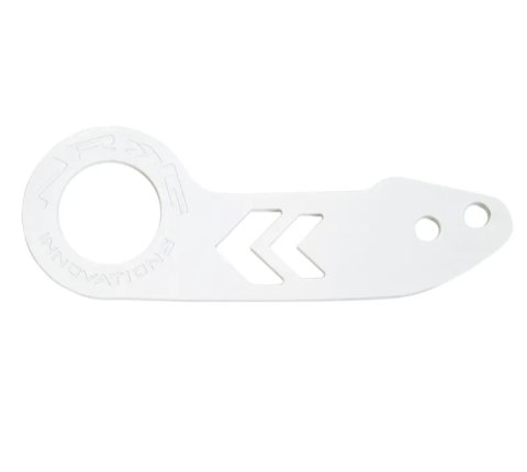 NRG Universal Rear Tow Hook - White Powder Coat thumbnail 4
