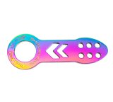 NRG Universal Front Tow Hook - Neochrome Dip thumbnail 2