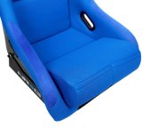 NRG FRP Bucket Seat (Blue Cloth) - Large thumbnail 2
