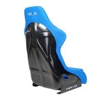 NRG FRP Bucket Seat (Blue Cloth) - Large thumbnail 4