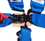 NRG SFI 16.1 5PT 3in. Padded Seat Belt Harness / Latch Link - Blue thumbnail 4