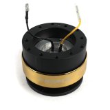 NRG Quick Release Gen 2.0 - Black Body / Chrome Gold Ring thumbnail 2
