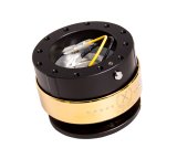NRG Quick Release Gen 2.0 - Black Body / Chrome Gold Ring thumbnail 5
