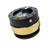 NRG Quick Release Gen 2.0 - Black Body / Chrome Gold Ring thumbnail 6