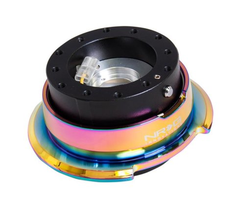 NRG Quick Release Gen 2.8 - Black Body / Neochrome Ring thumbnail 1