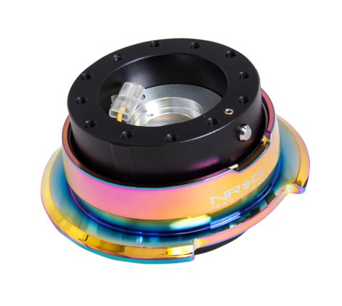NRG Quick Release Gen 2.8 - Black Body / Neochrome Ring thumbnail 3