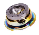 NRG Quick Release Gen 2.8 - Gun Metal Body / Neochrome Ring thumbnail 2