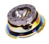 NRG Quick Release Gen 2.8 - Gun Metal Body / Neochrome Ring thumbnail 3