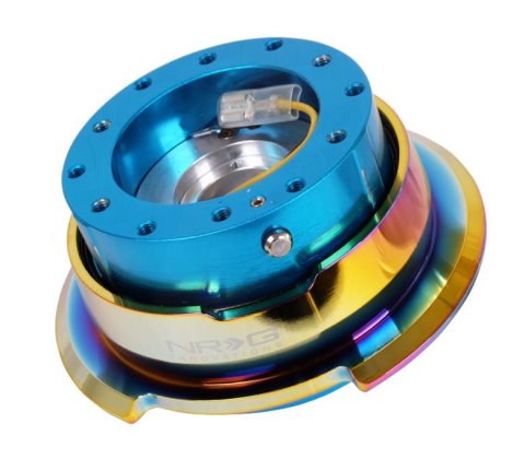 NRG Quick Release Gen 2.8 - New Blue Body / Neochrome Ring thumbnail 1