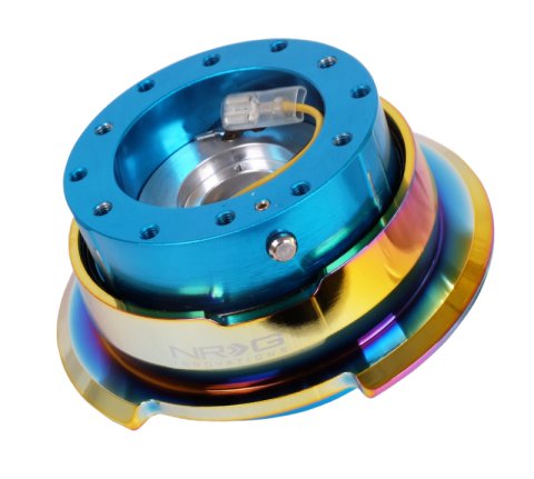 NRG Quick Release Gen 2.8 - New Blue Body / Neochrome Ring thumbnail 2