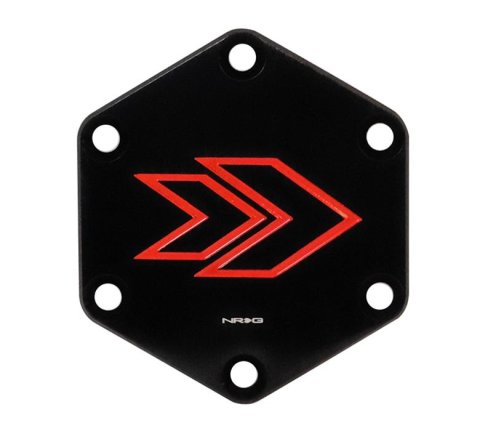 NRG Engraved Arrow Horn Delete Button-RED