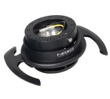 NRG Quick Release Kit Gen 4.0 - Black Body / Black Ring w/ Handles thumbnail 2
