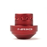 NRG Short Hub Adapter 92-95 Honda Civic / 92-96 Prelude / 90-93 Accord - Matte Red thumbnail 1