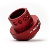 NRG Short Hub Adapter 92-95 Honda Civic / 92-96 Prelude / 90-93 Accord - Matte Red thumbnail 2