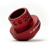 NRG Short Hub Adapter 92-95 Honda Civic / 92-96 Prelude / 90-93 Accord - Matte Red thumbnail 4