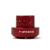 NRG Short Hub Adapter 96-00 Honda Civic / 94-02 Accord / 01-07 Fit - Matte Red thumbnail 3