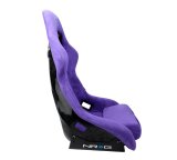NRG FRP Bucket Seat PRISMA Edition W/ pearlized Back Purple Alcantara - Large thumbnail 3
