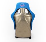 NRG FRP Bucket Seat ULTRA Edition - Large (Blue Alcantara/Gold Glitter Back) thumbnail 2