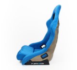 NRG FRP Bucket Seat ULTRA Edition - Large (Blue Alcantara/Gold Glitter Back) thumbnail 7